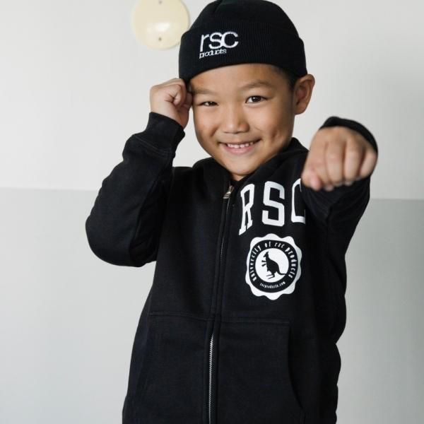 [KIDS] 子供用 college SWEAT ジップアップ パーカー（全５色）