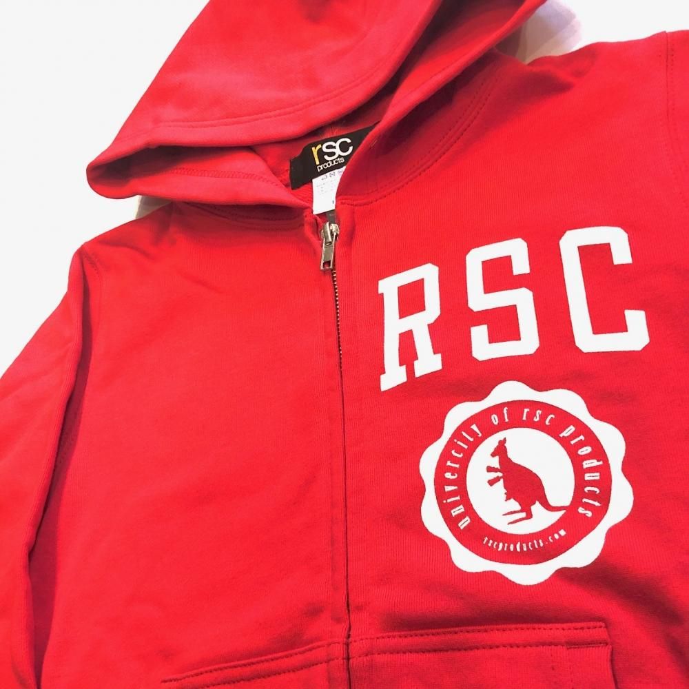 [KIDS] 子供用 college SWEAT ジップアップ パーカー（全５色）