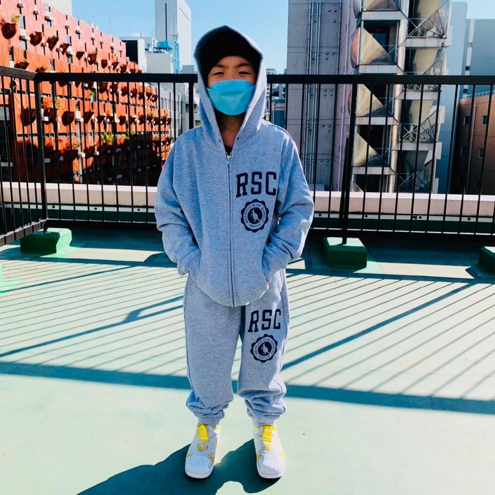 [KIDS] 子供用 college SWEAT ジップアップ パーカー（全５色）