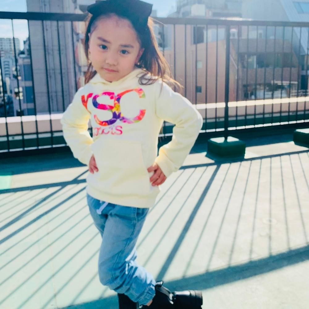 [KIDS] “Flower” ロゴ SWEAT プルオーバー