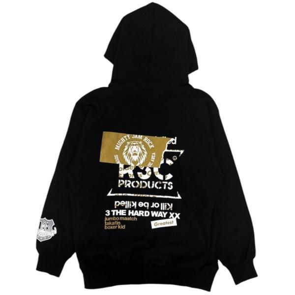 [MIGHTY JAM ROCK] "3THE HARDWAY XX" HOODIE パーカー (黒）