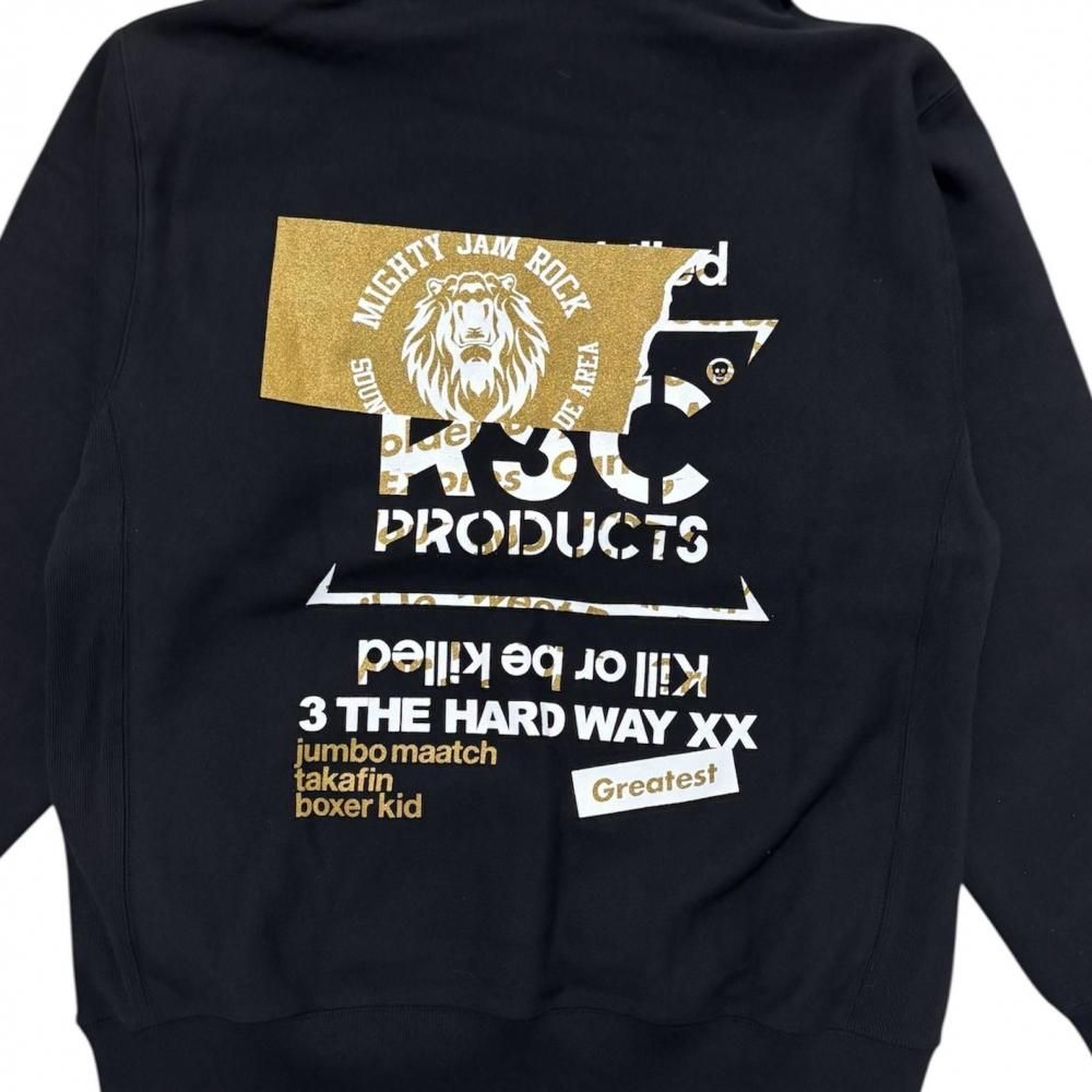 [MIGHTY JAM ROCK] "3THE HARDWAY XX" HOODIE パーカー (黒）