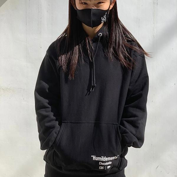 【40%OFFアウトレットSALE】 "Humildemente" chocolatito  プルオーバー パーカー(Sサイズ)