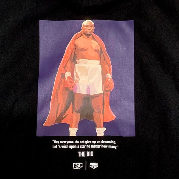 【40%OFFアウトレットSALE】"THE BIG"  George  プルオーバー パーカー(黒 Sサイズ)