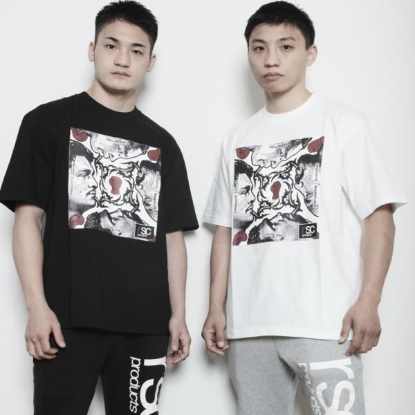 "HOT BOXERS" ビッグシルエットTシャツ （全２色）