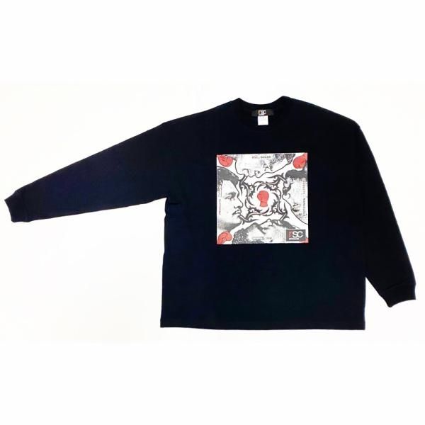 ”HOT BOXERS” ビッグシルエット ロングスリーブ Tシャツ