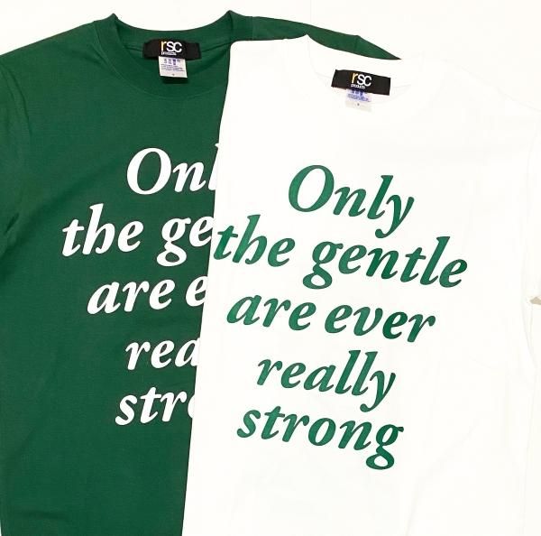 近藤魁成"Only the gentle are ever really strong"チャリティ Tシャツ