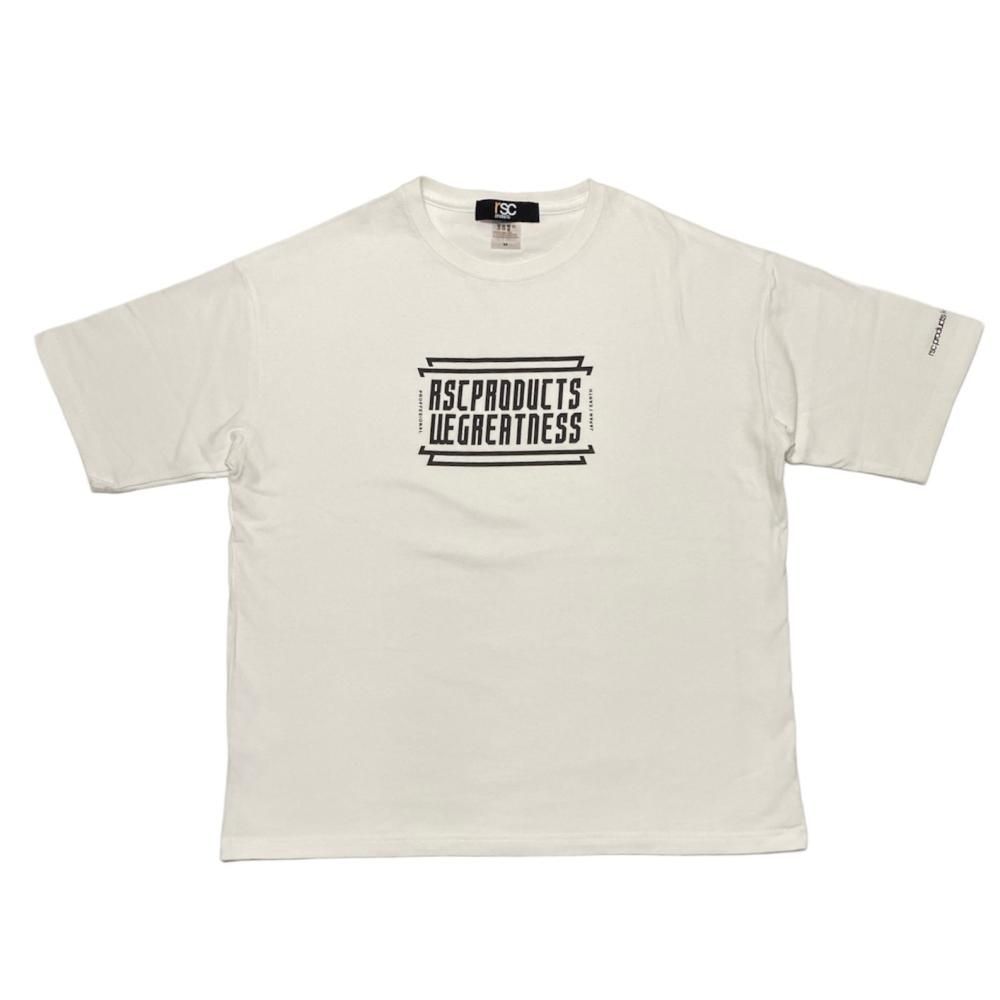WEGREATNESS ビッグシルエットコットンTシャツ