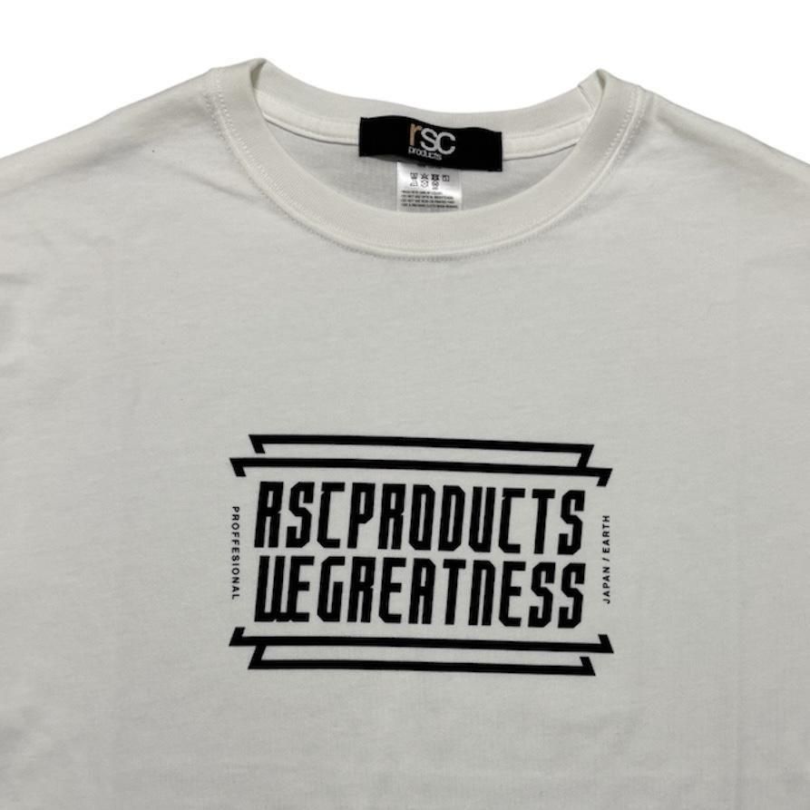 WEGREATNESS ビッグシルエットコットンTシャツ