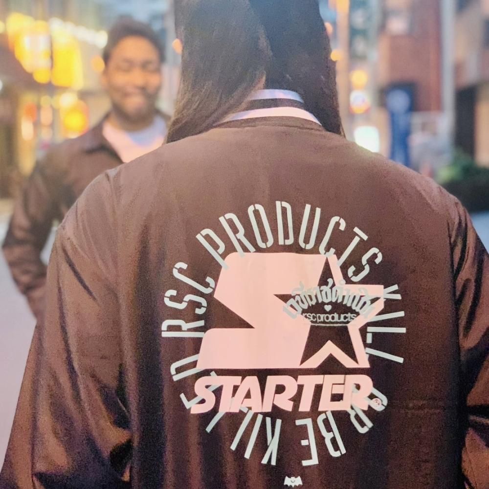 【セール20％OFF】STARTER コラボナイロンスタジアムジャンパー
