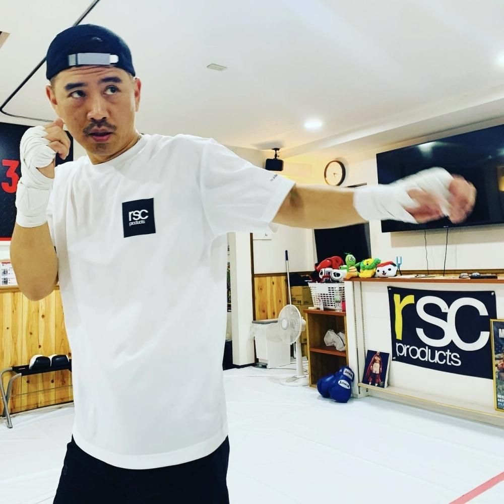 "BOXロゴ"ドライTシャツ