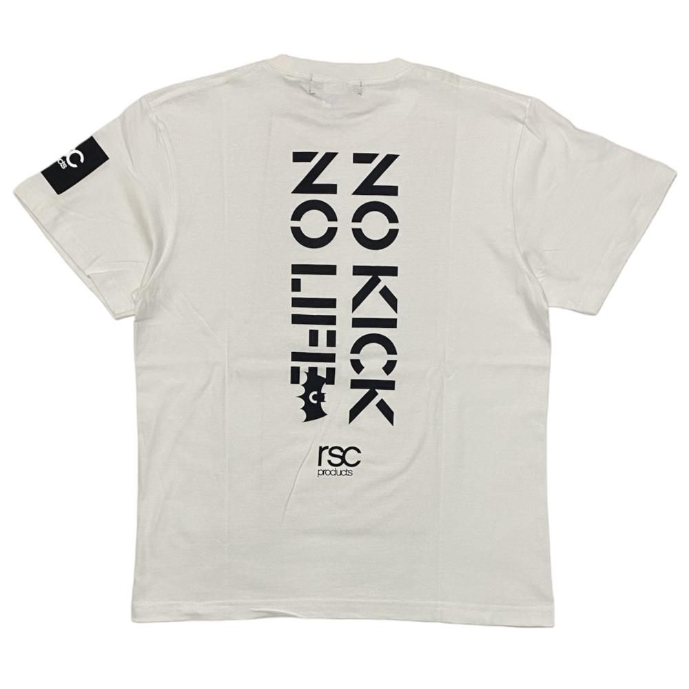 【セール20％OFF】 NO KICK NO LIFE コラボTシャツ（ホワイト）