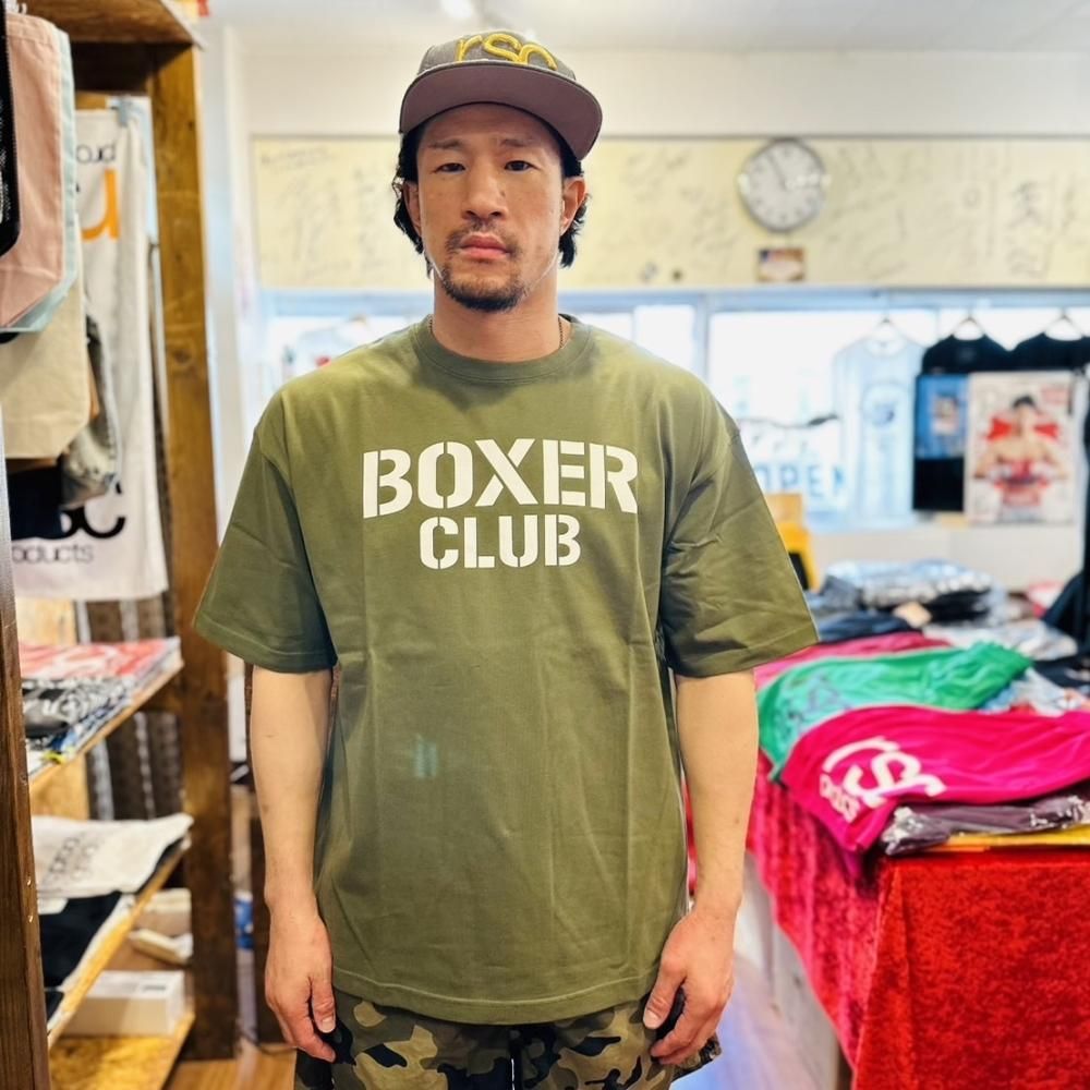 BOXER CLUB ロゴ ビッグシルエットコットンTシャツ（全２色）