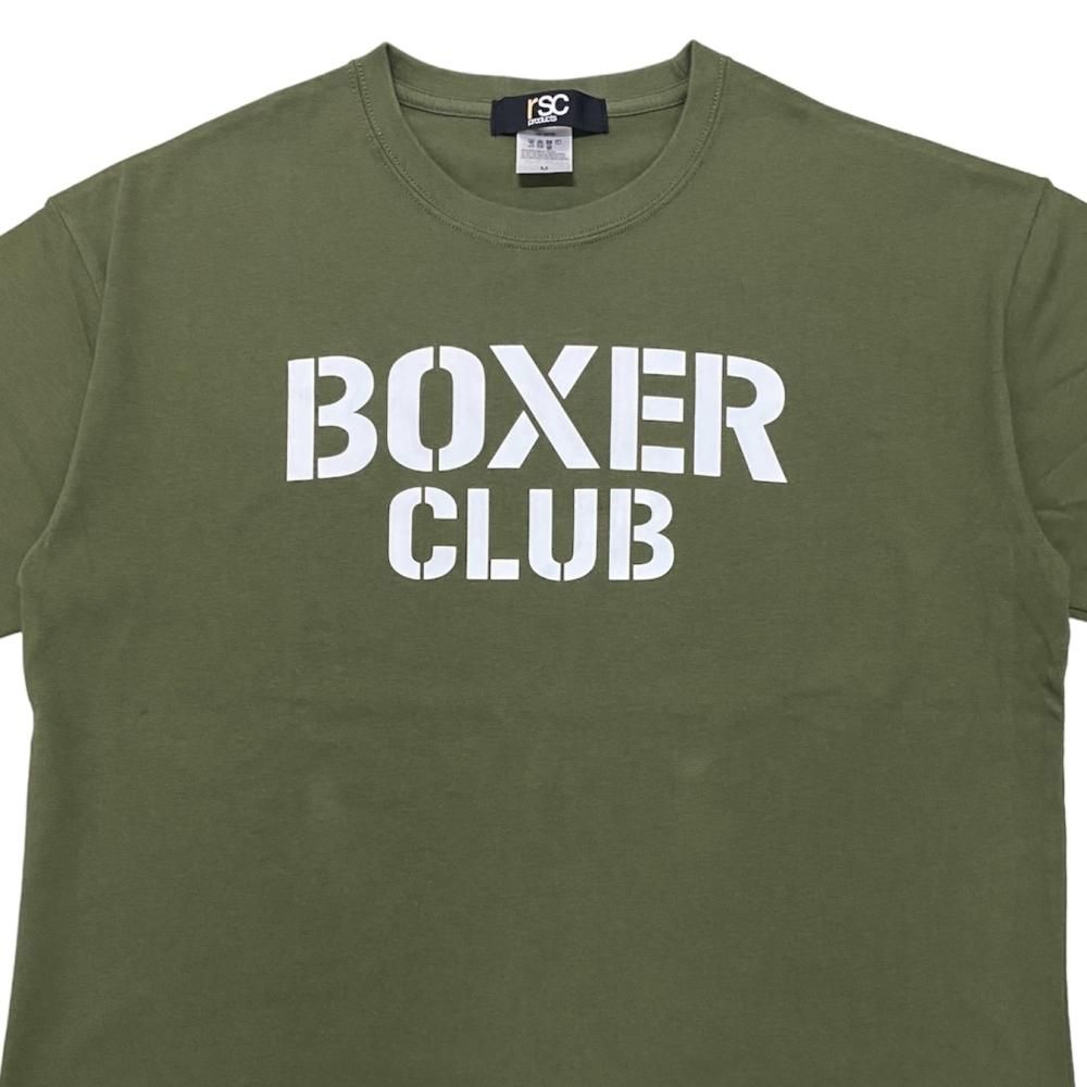 BOXER CLUB ロゴ ビッグシルエットコットンTシャツ（全２色）