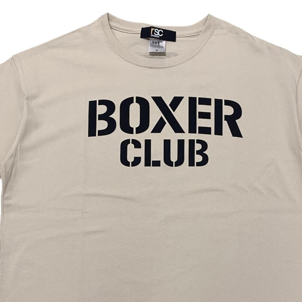 BOXER CLUB ロゴ ビッグシルエットコットンTシャツ（全２色）