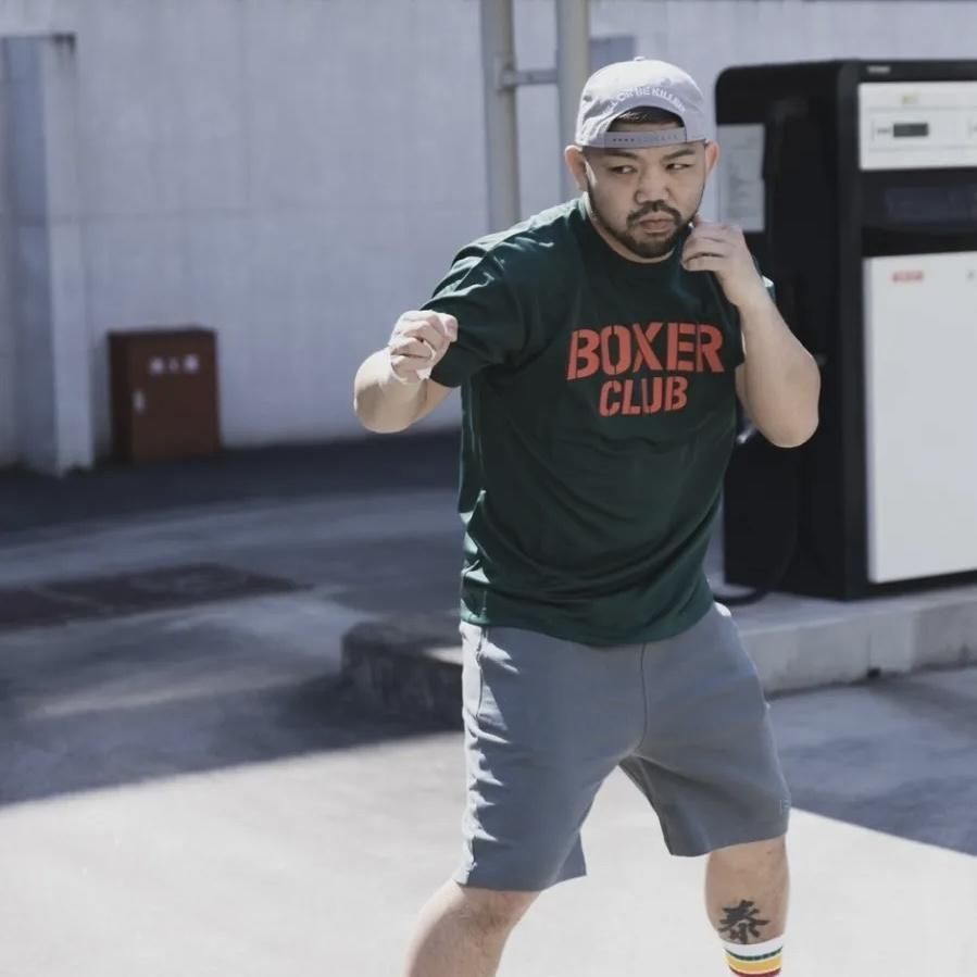 BOXER CLUB ロゴ ドライTシャツ
