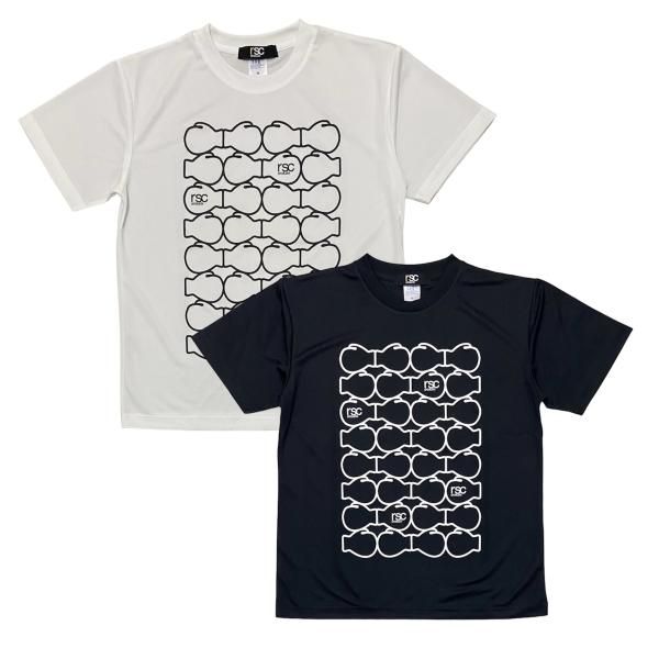 グローブ柄 ドライTシャツ