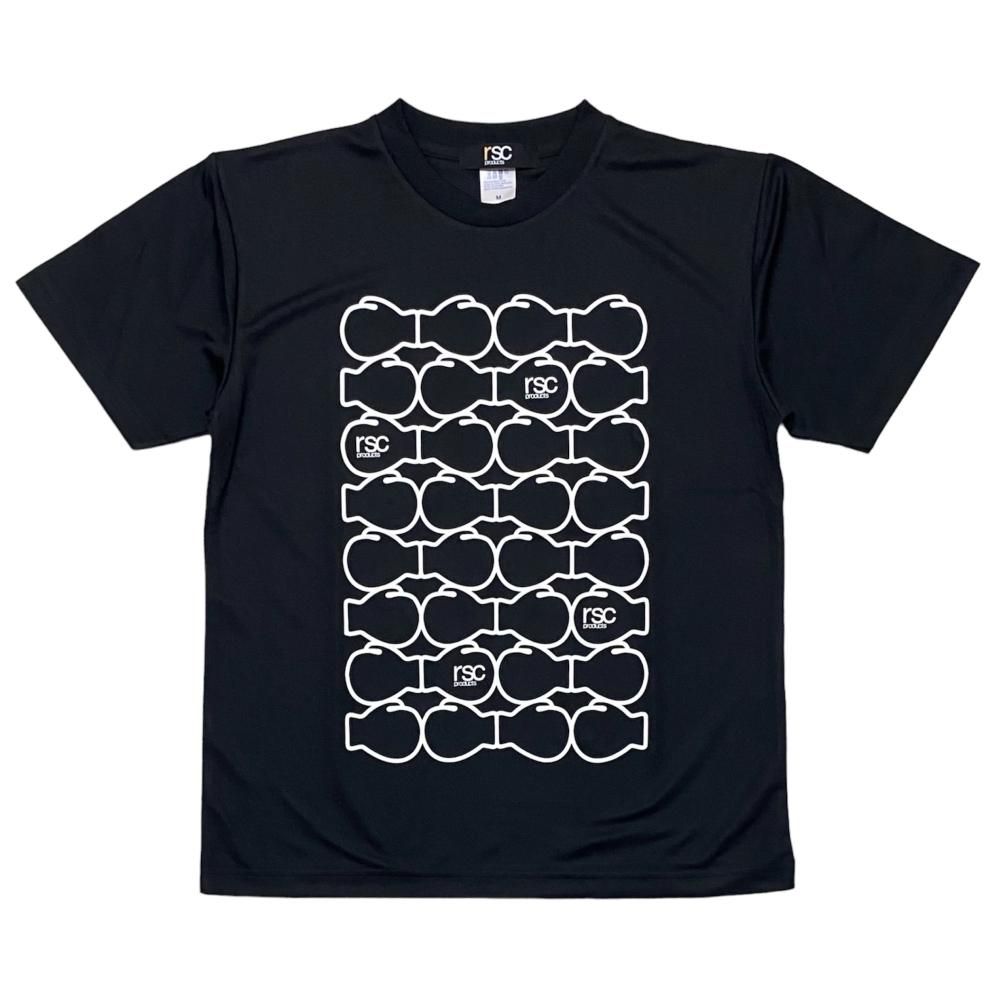 グローブ柄 ドライTシャツ