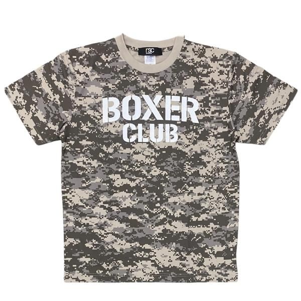 BOXER CLUB ロゴ カモフラージュドライ Tシャツ
