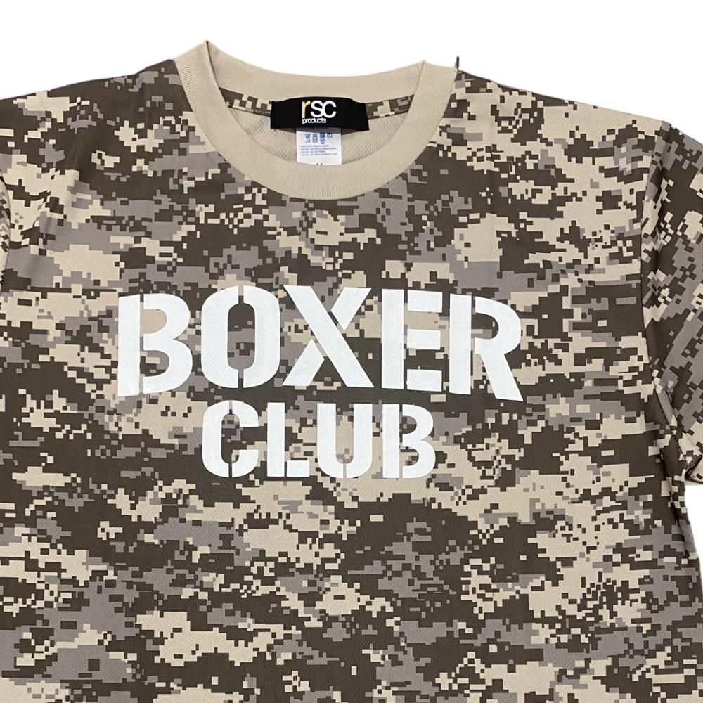 BOXER CLUB ロゴ カモフラージュドライ Tシャツ