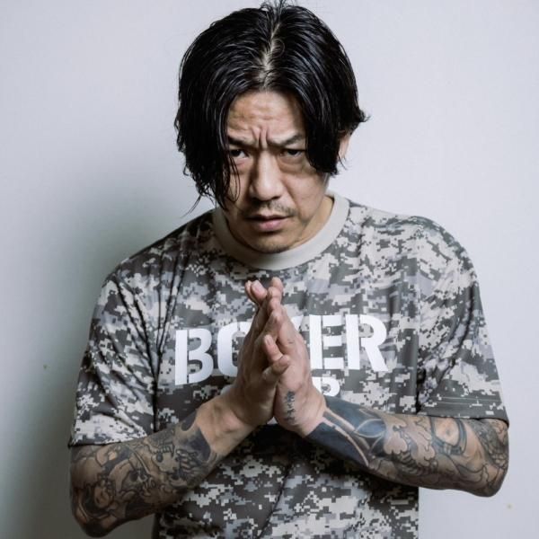 BOXER CLUB ロゴ カモフラージュドライ Tシャツ