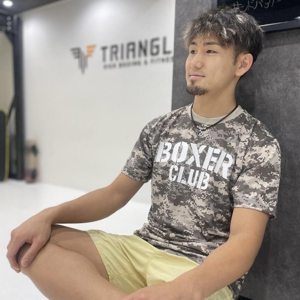 BOXER CLUB ロゴ カモフラージュドライ Tシャツ