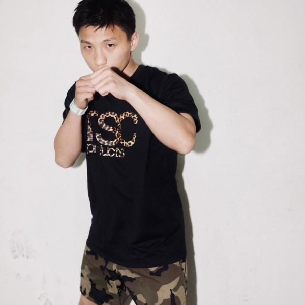 レオパードロゴ ドライTシャツ