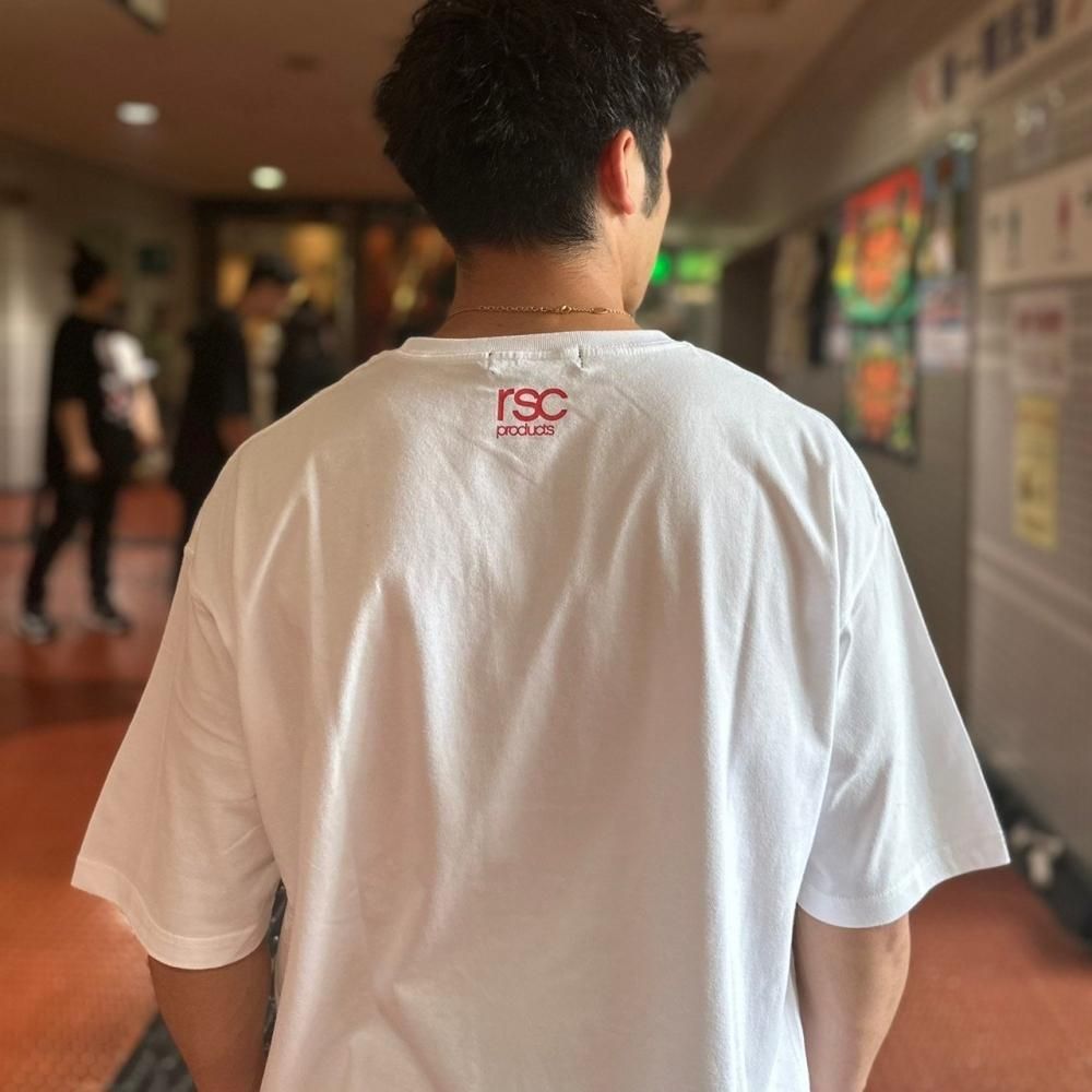 RISE ×RSC×JUMBO MAACTH コラボ ビッグシルエットコットンTシャツ（全3色）