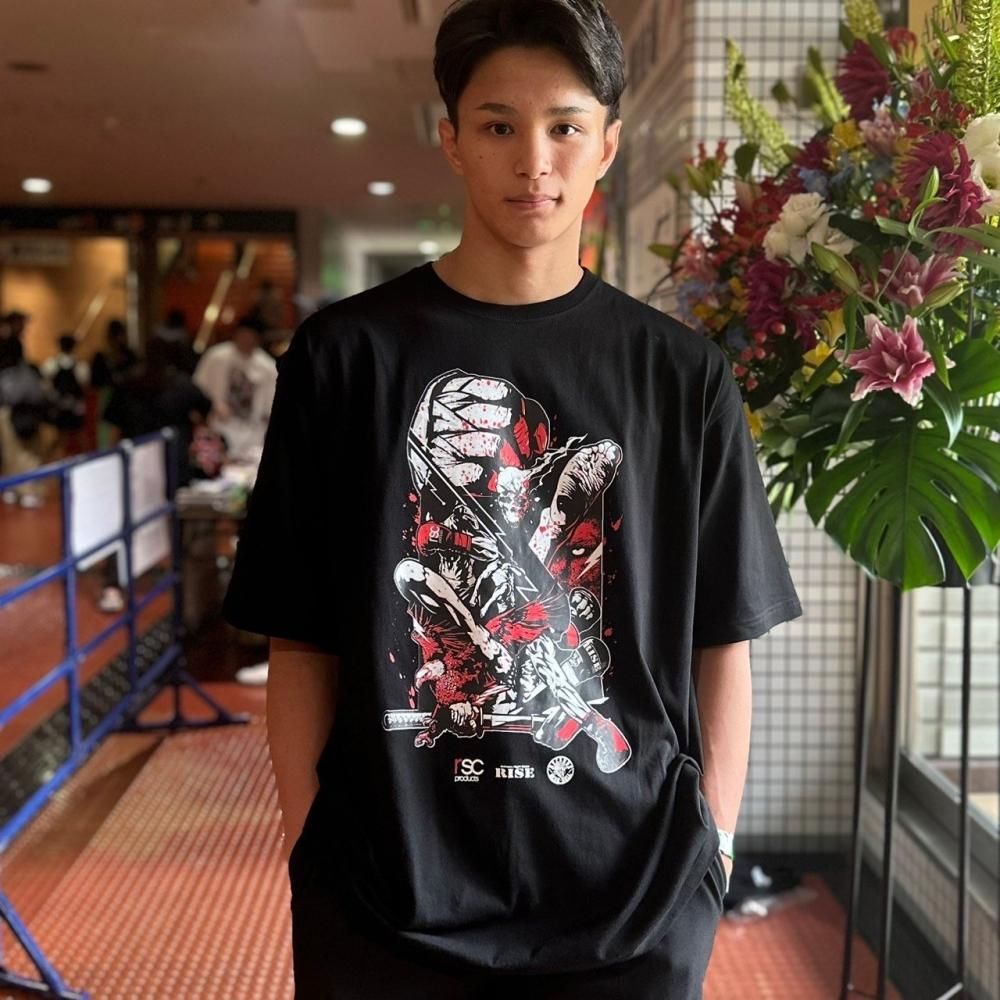 RISE ×RSC×JUMBO MAACTH コラボ ビッグシルエットコットンTシャツ（全3色）