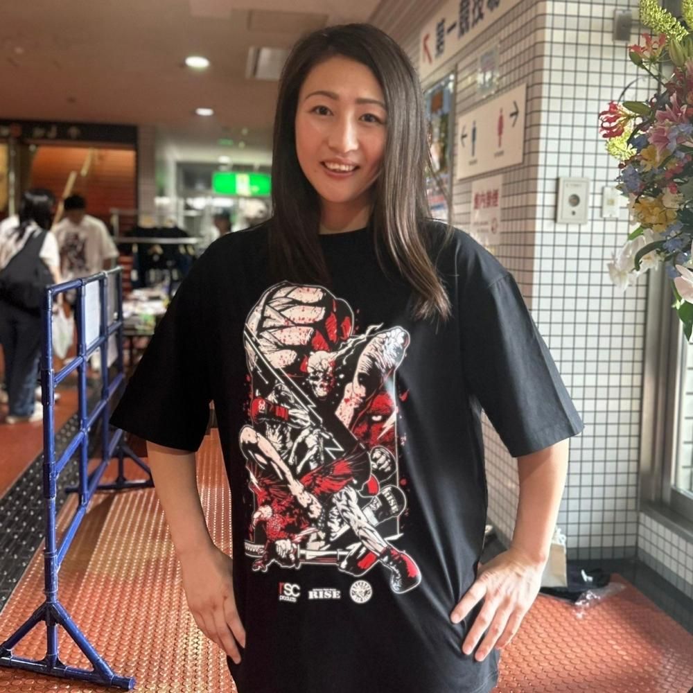 RISE ×RSC×JUMBO MAACTH コラボ ビッグシルエットコットンTシャツ（全3色）