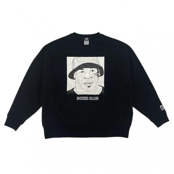 BOXER CLUB "mike"  ビッグシルエットクルーネックスウェット（裏起毛）(全２色）