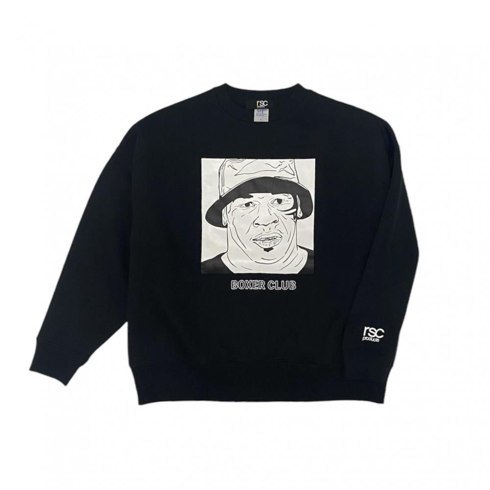 BOXER CLUB "mike"  ビッグシルエットクルーネックスウェット（裏起毛）(全２色）