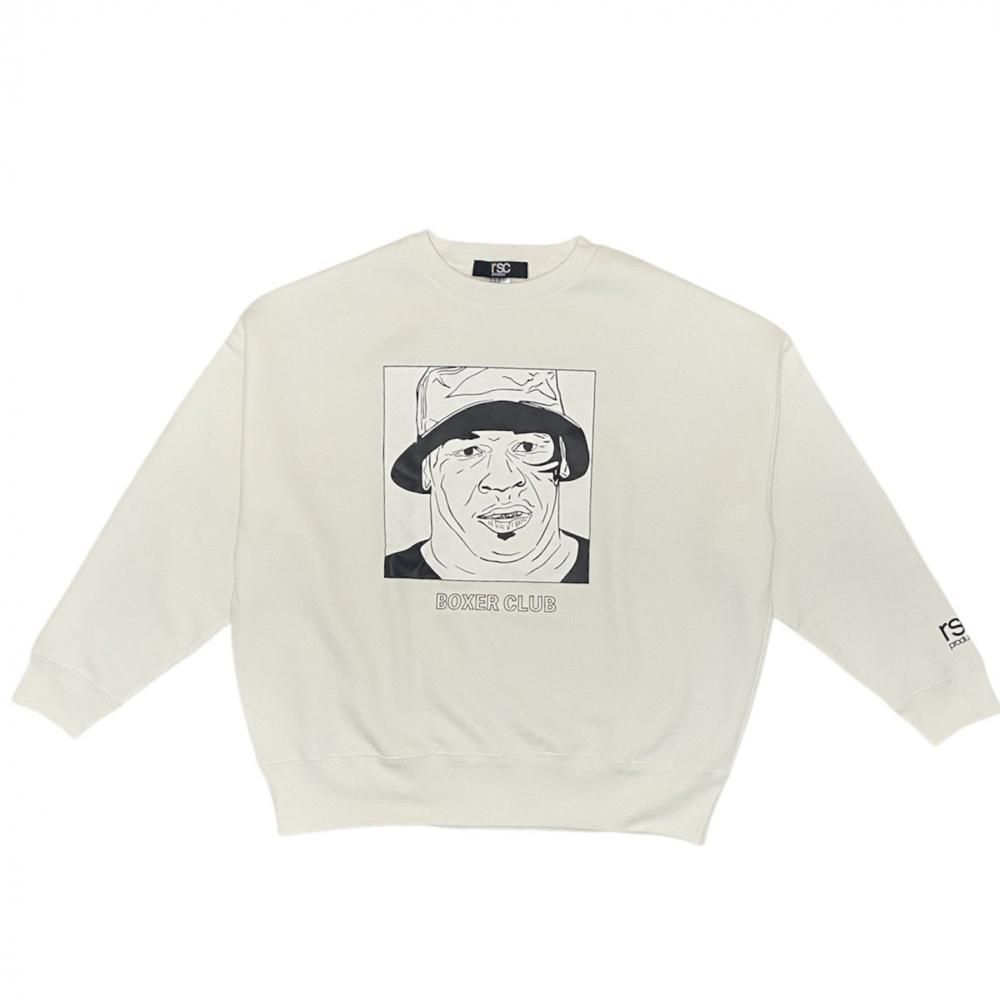 BOXER CLUB "mike"  ビッグシルエットクルーネックスウェット（裏起毛）(全２色）