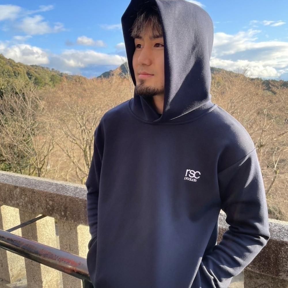 ワンポイント刺繍ダンボールニットスウェットプルオーバー（全３色）