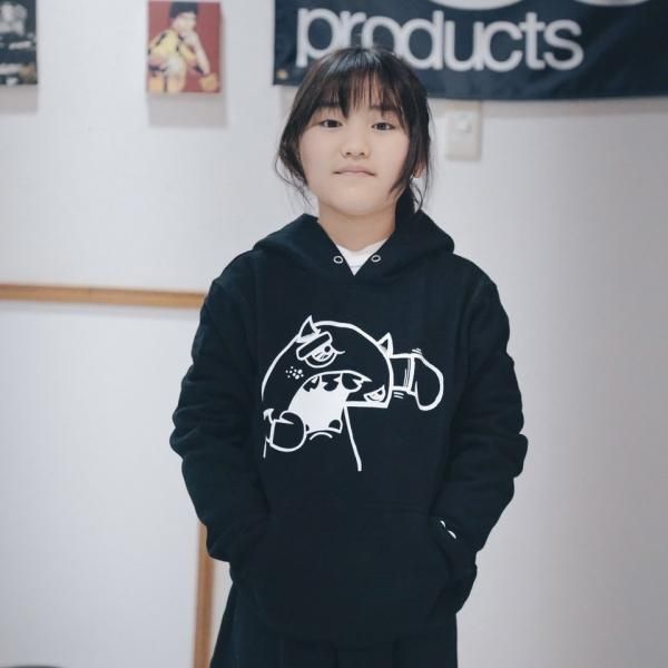 【KIDS】caspergraffitiOBAKENプルオーバーパーカー