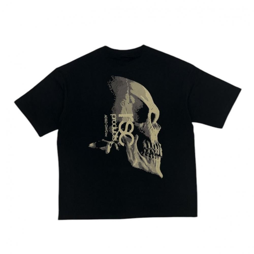 スカルプリント Tシャツ（ビッグシルエット）