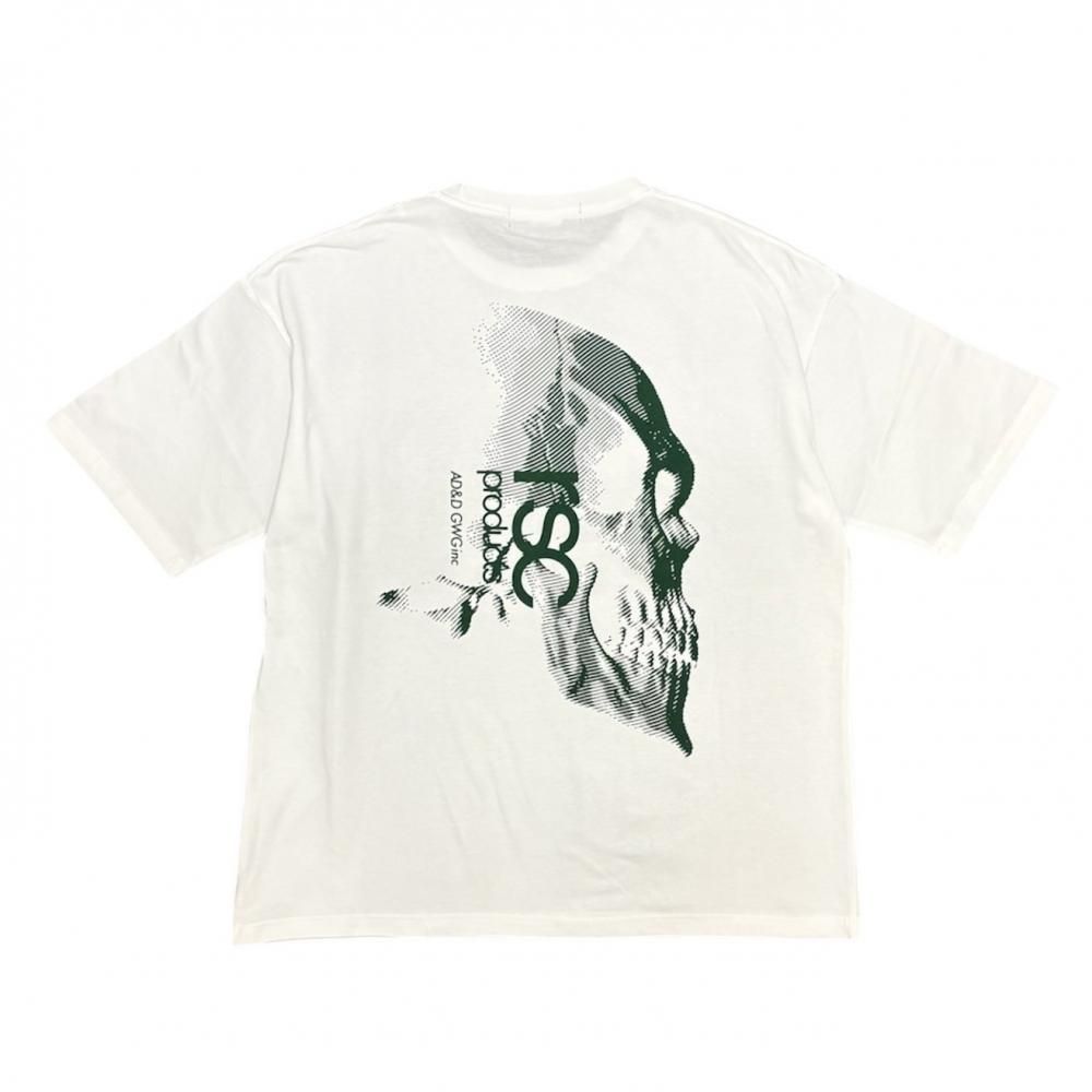 スカルプリント Tシャツ（ビッグシルエット）