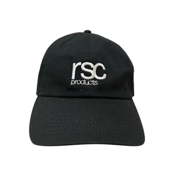 rscロゴ刺繍コットンCAP（ブラック）