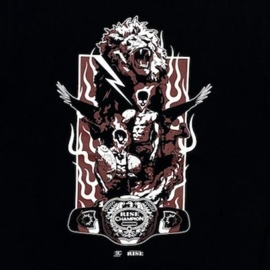 RISE ×RSCコラボ FIRE BALLTシャツ
