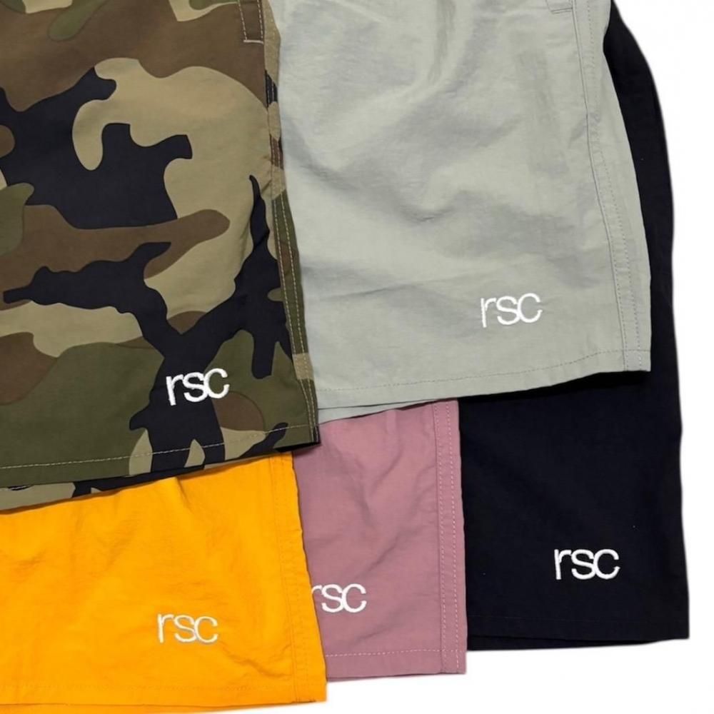 RSC"ロゴ刺繍"ナイロンショーツ(全6色)