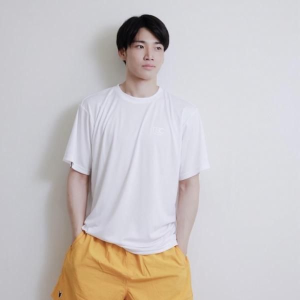 ワンポイントロゴ蓄光ドライTシャツ（全2色）