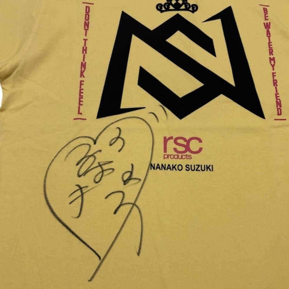 【インスタライブ直筆サイン入り】鈴木なな子応援コラボ Tシャツ（バナナイエロー）