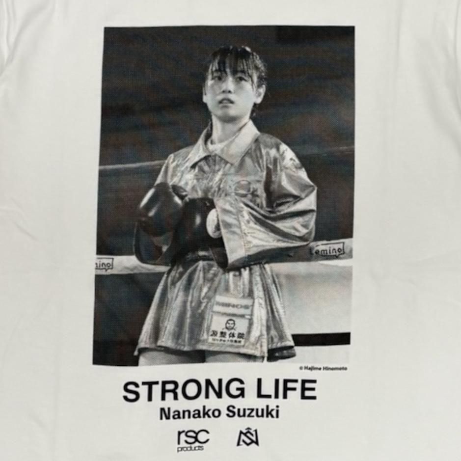 【直筆サイン入り】鈴木なな子STORONG LIFE Tシャツ