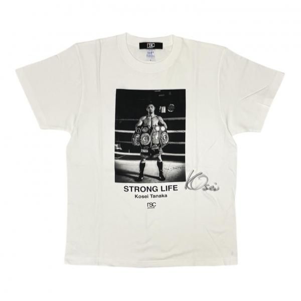 【直筆サイン入り】【田中恒成】STORONG LIFE Tシャツ