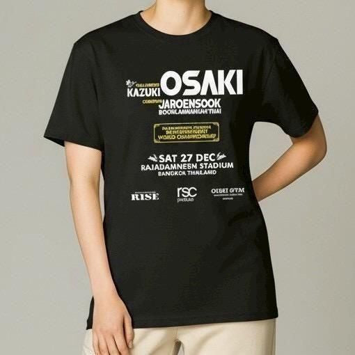 WORLD FIGHT PROJECTサポーターTシャツ｜大崎一貴（全3色）