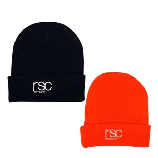 rscロゴ刺繍アクリルKNIT CAP ダブル