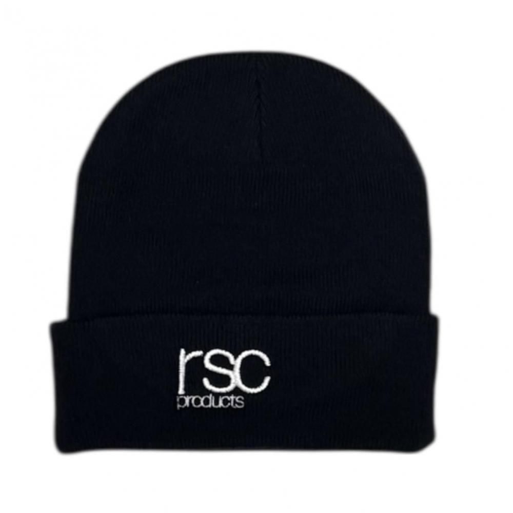 rscロゴ刺繍アクリルKNIT CAP ダブル