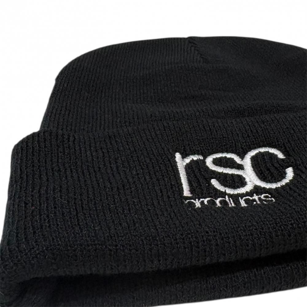 rscロゴ刺繍アクリルKNIT CAP ダブル