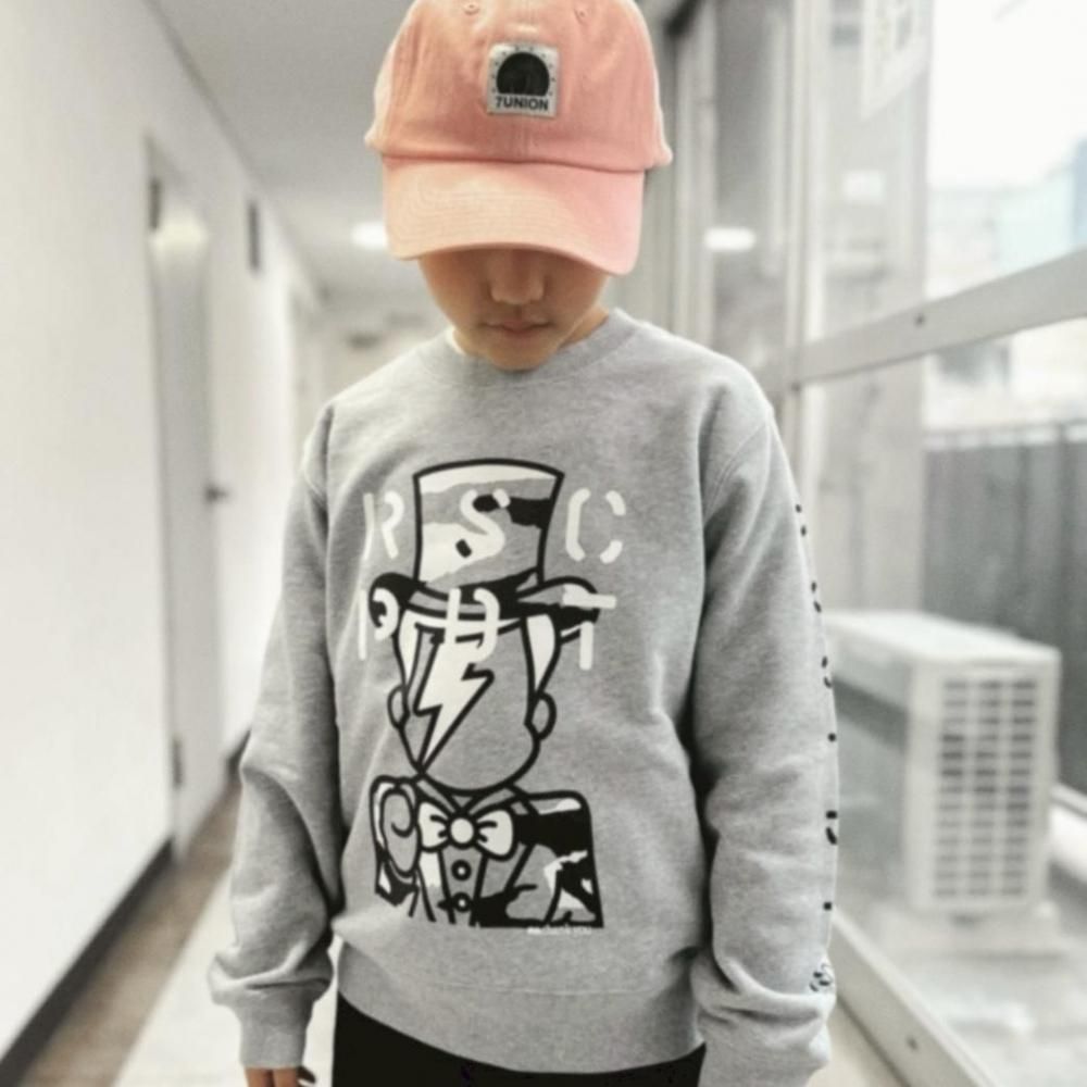 【新作】[KIDS] “IWU”  クルーネックSWEAT