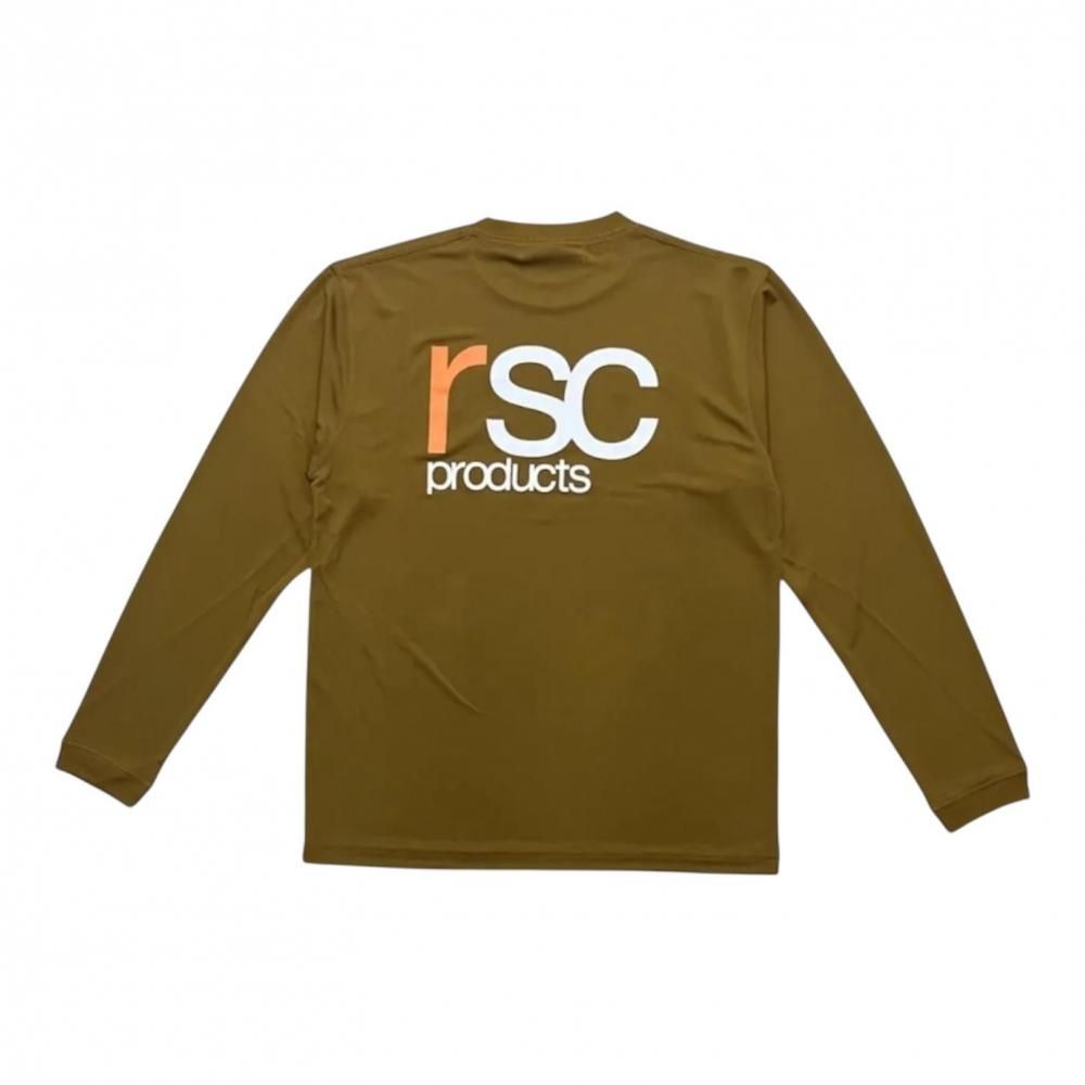 【20％OFF】ツートンロゴ ドライ ロングスリーブTシャツ（コヨーテ）